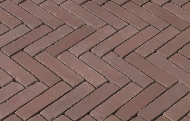 Klassiek rood bruin dikformaat gebakken klinker vandersanden, Tuin en Terras, Tegels en Klinkers, Ophalen, Overige materialen