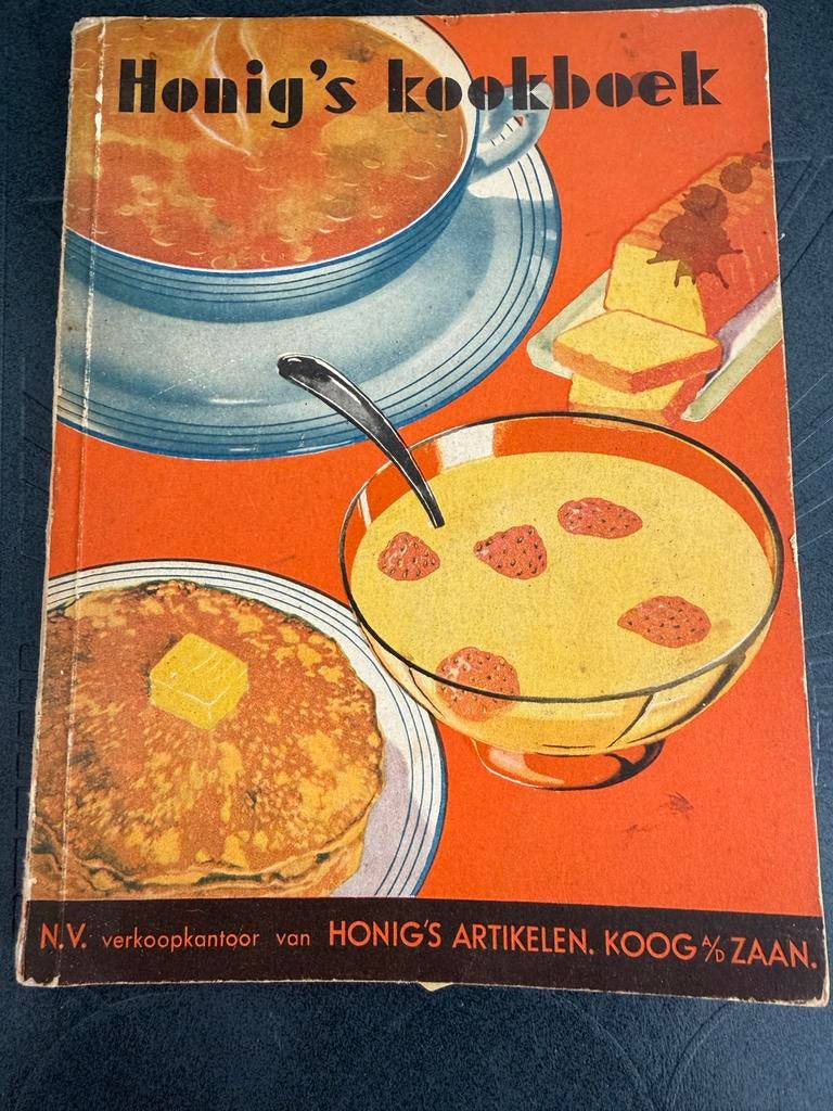 Vintage Honig's Kookboek - Klassieke Recepten, Ophalen of Verzenden, Gelezen, Nederland en België, Voorgerechten en Soepen