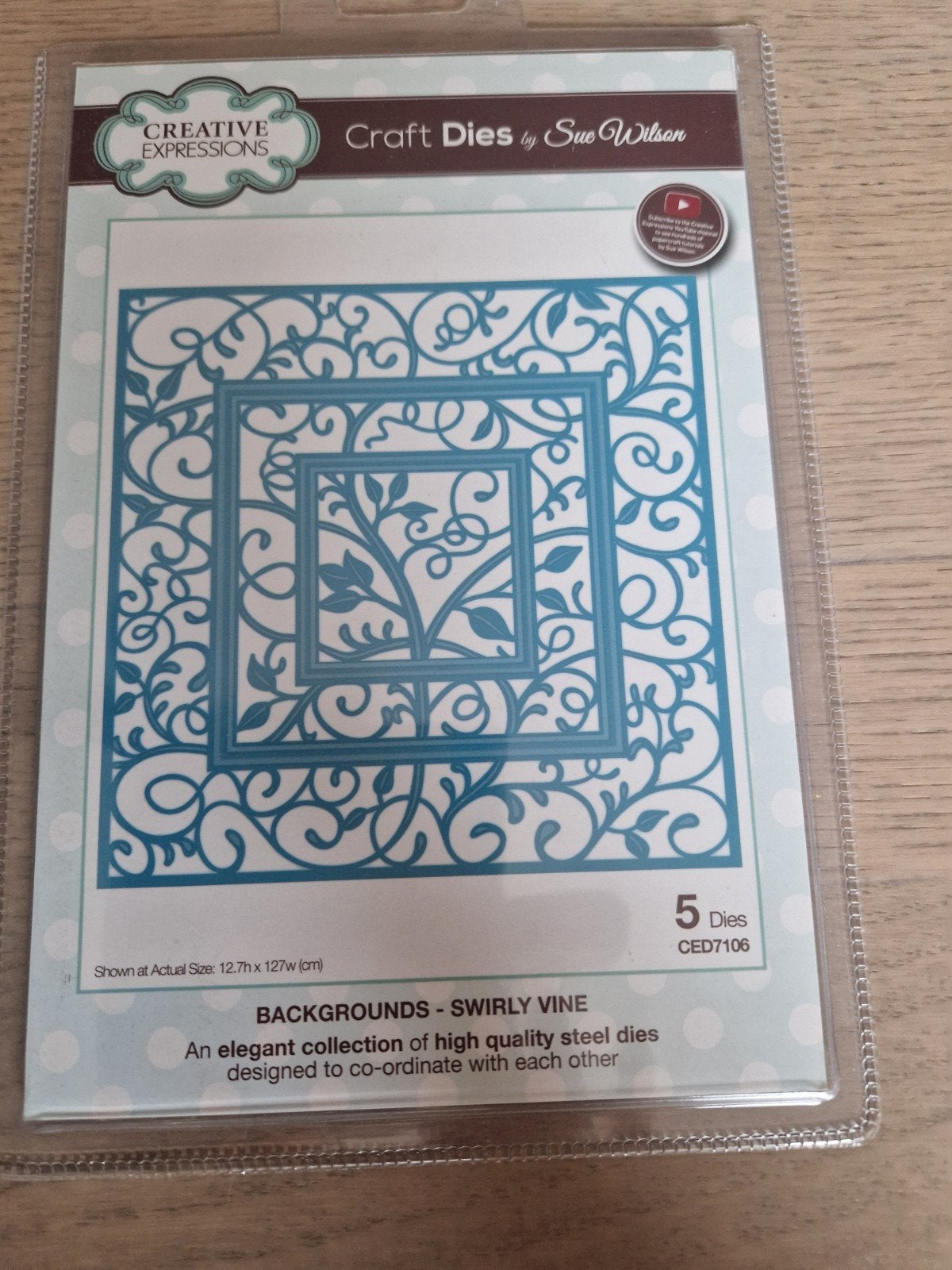 Creative Expressions Craft Dies Sue Wilson Swirly Vine, Ophalen of Verzenden, Nieuw