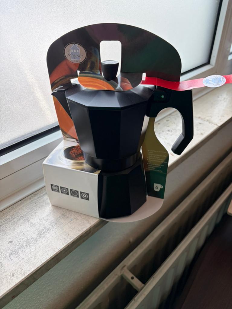 Moka Pot Espresso 6 personen, Ophalen of Verzenden