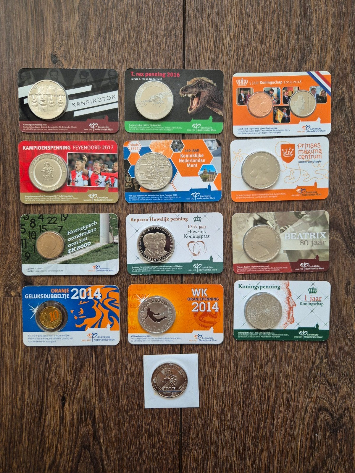 Verzameling van 12 Herdenkingsmunten en Penningen, Ophalen of Verzenden, Overige typen
