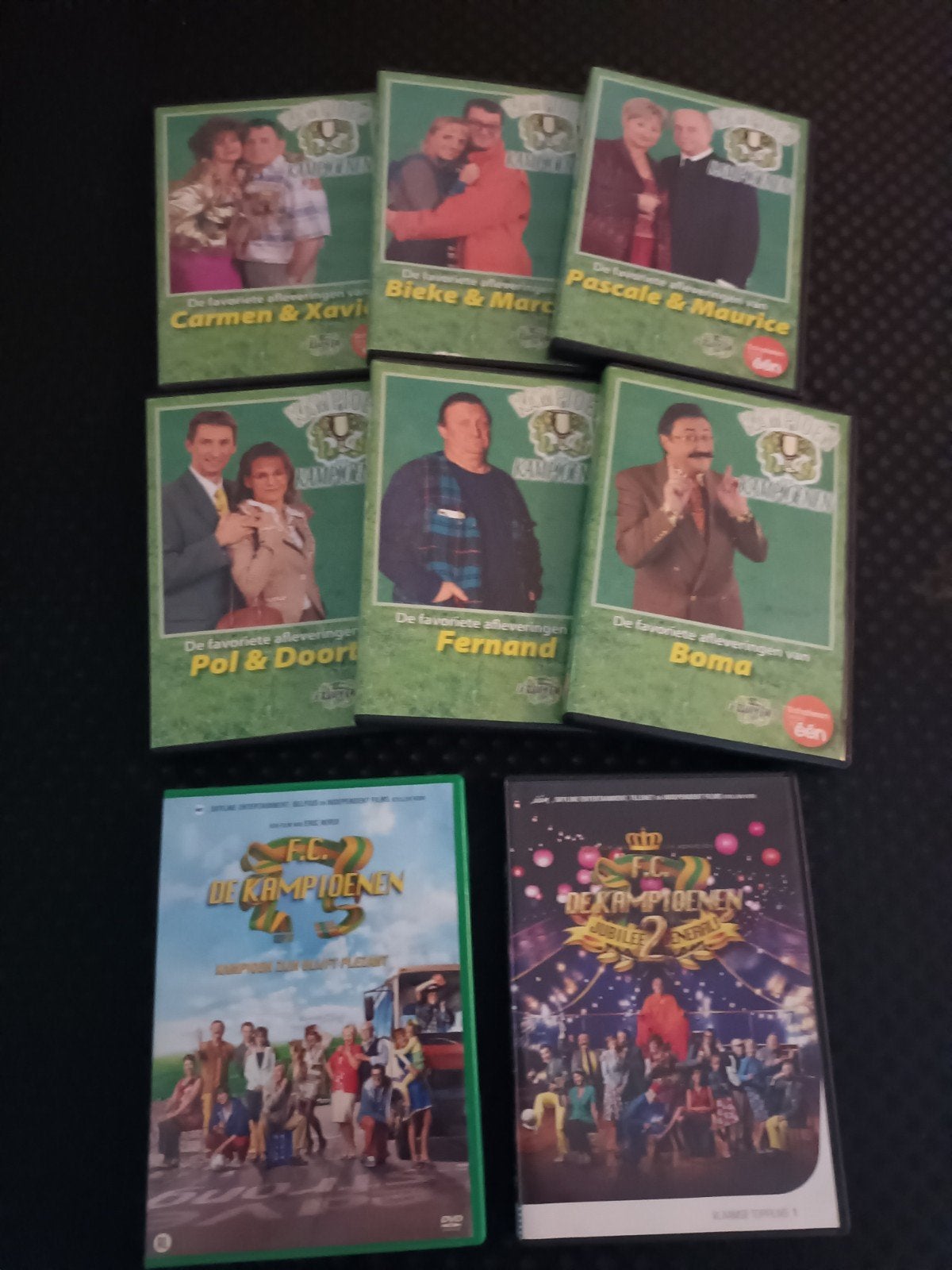 Dvd pakket best of Fc de Kampioenen + 2 films, Cd's en Dvd's, Dvd's | Tv en Series, Alle leeftijden, Verzenden, Zo goed als nieuw