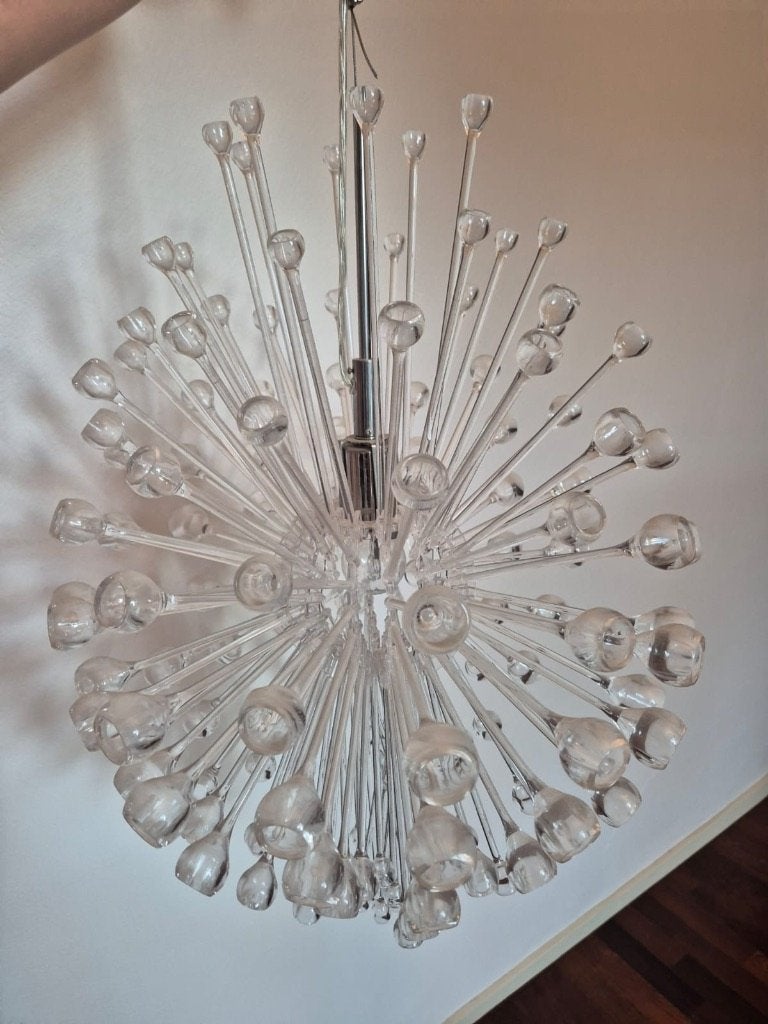 IKEA Stockholm design kroonluchter Sputnik, Ophalen, Gebruikt, Kunststof, Vintage