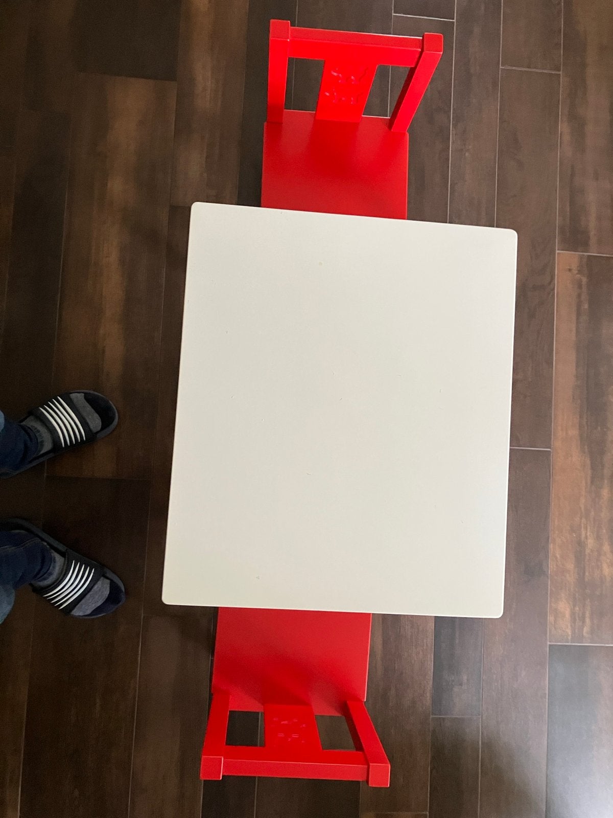 Kindertafel met 2 stoeltjes, Ophalen, Gebruikt, Tafel(s) en Stoel(en)