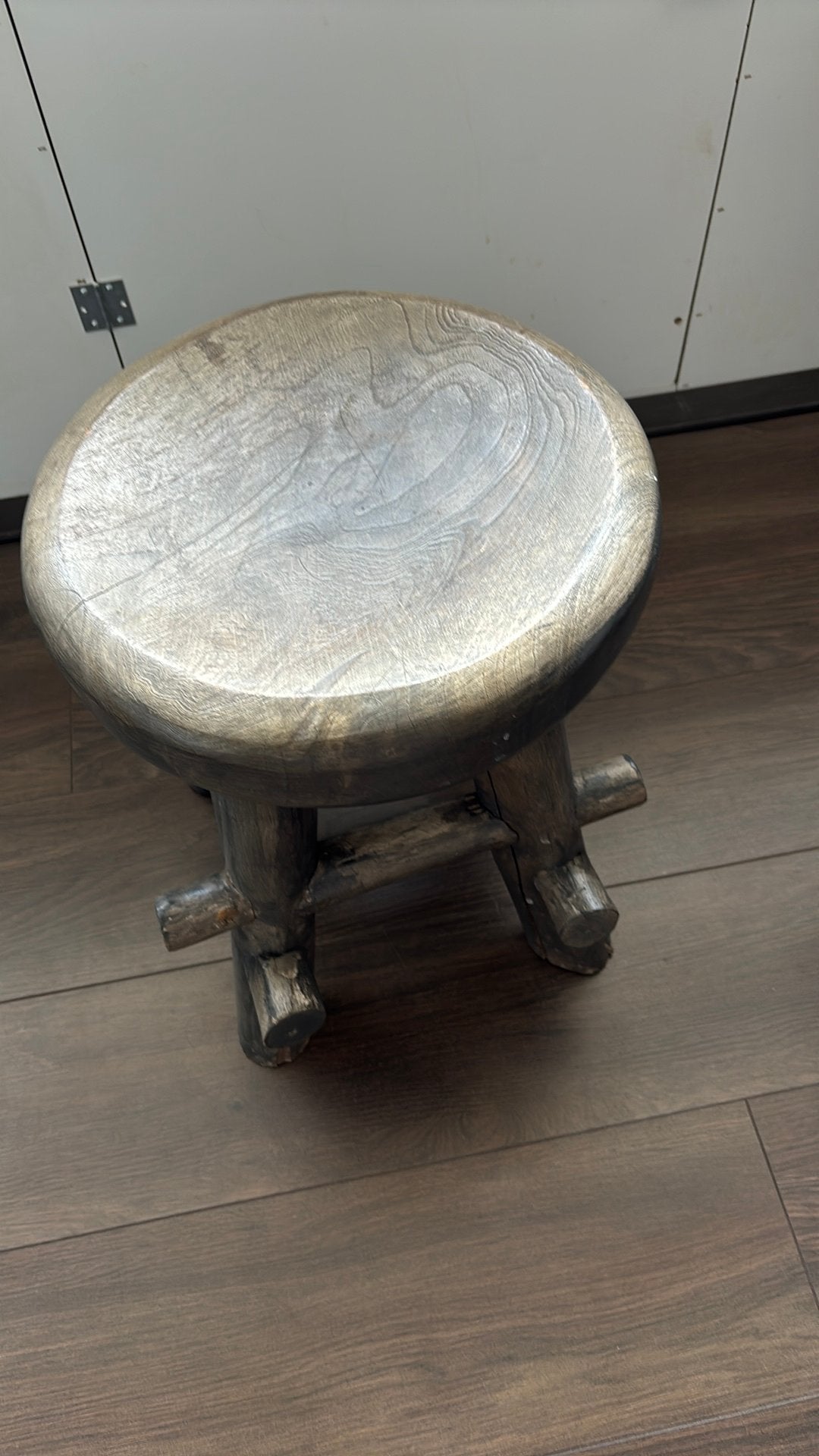 Houten kruk, Ophalen, Zo goed als nieuw, Hout