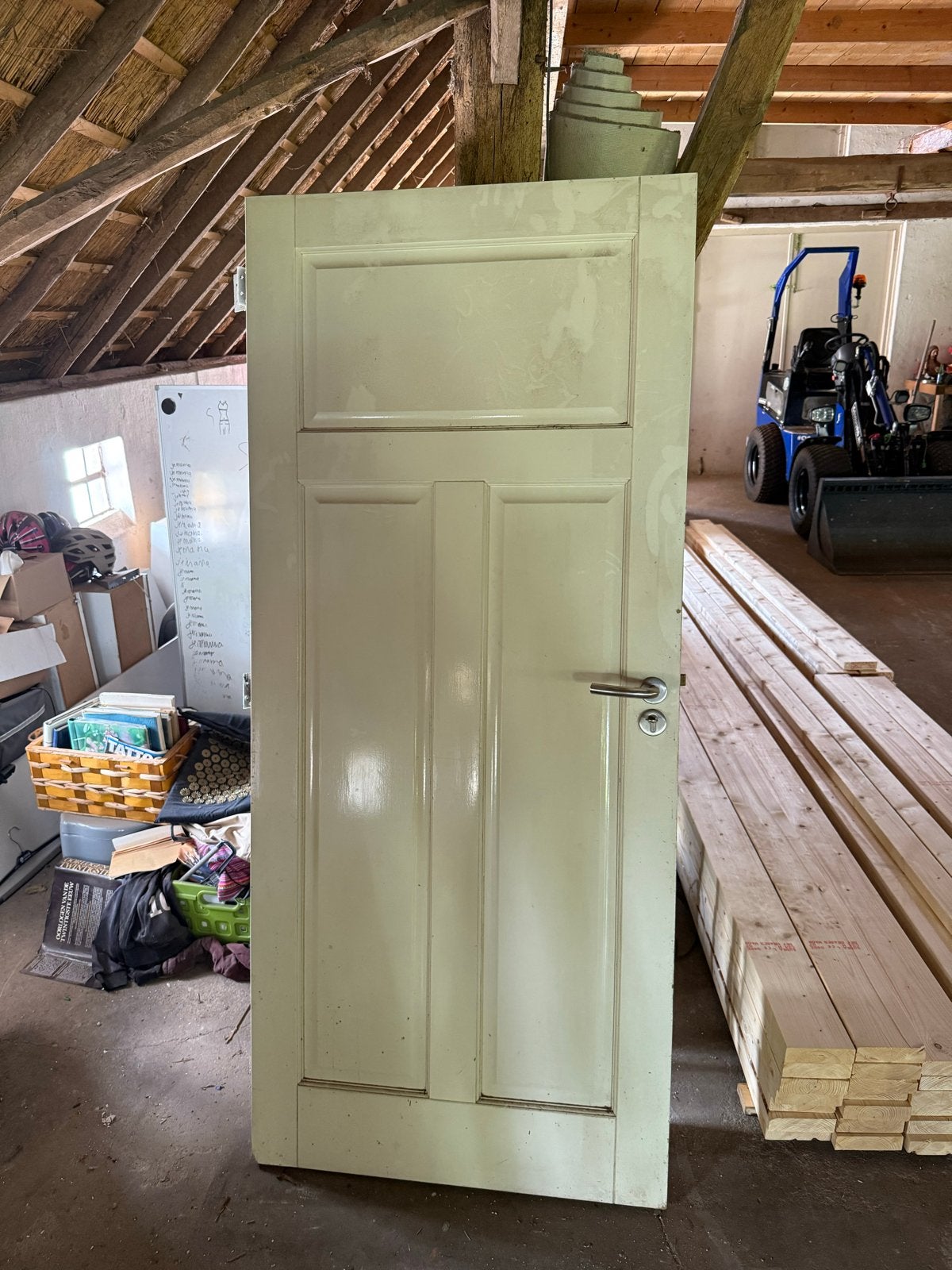 Set van 8 gebruikte paneeldeuren binnendeuren, Doe-het-zelf en Verbouw, Deuren en Horren, Gebruikt, 80 tot 100 cm, Binnendeur