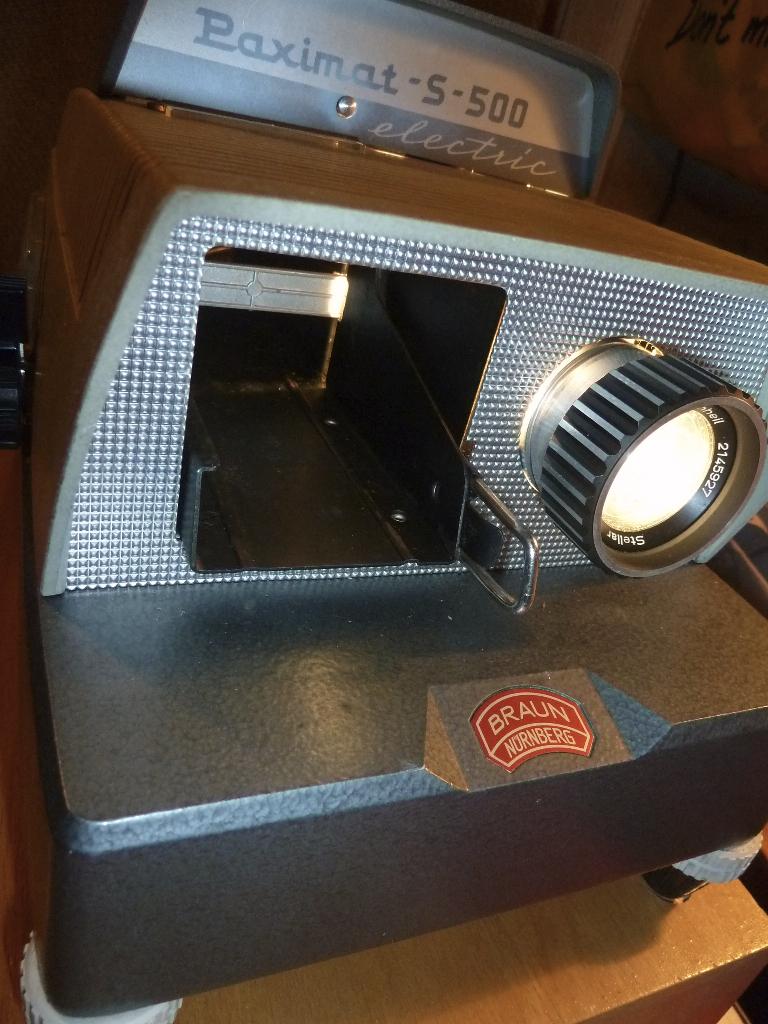 metalen Paximat - S - 500 diaprojector in prima staat -, Ophalen of Verzenden