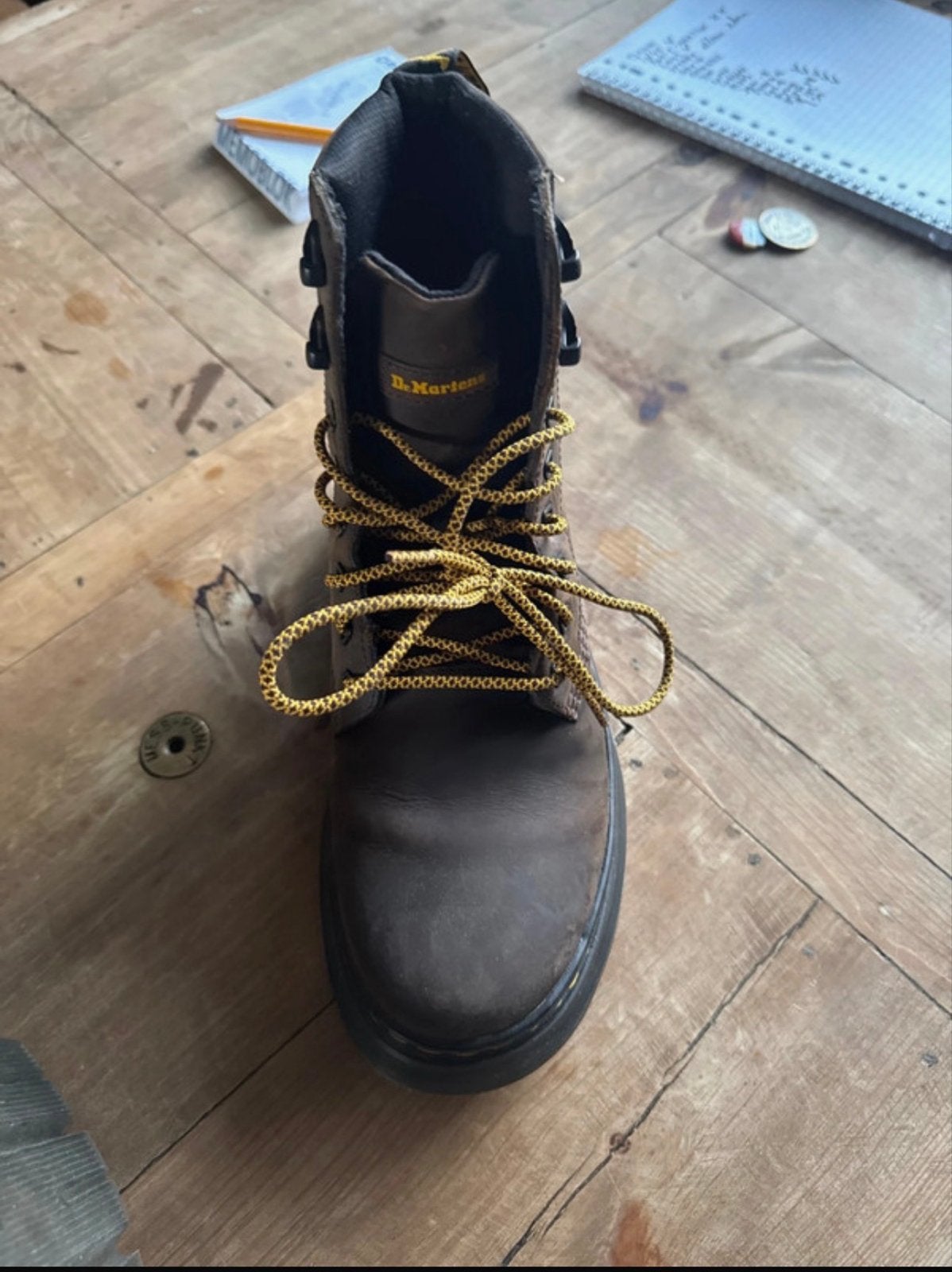 Dr. Martens Tarik Crazy Horse Boots - Maat 41, Ophalen of Verzenden, Zo goed als nieuw, Bruin, Boots