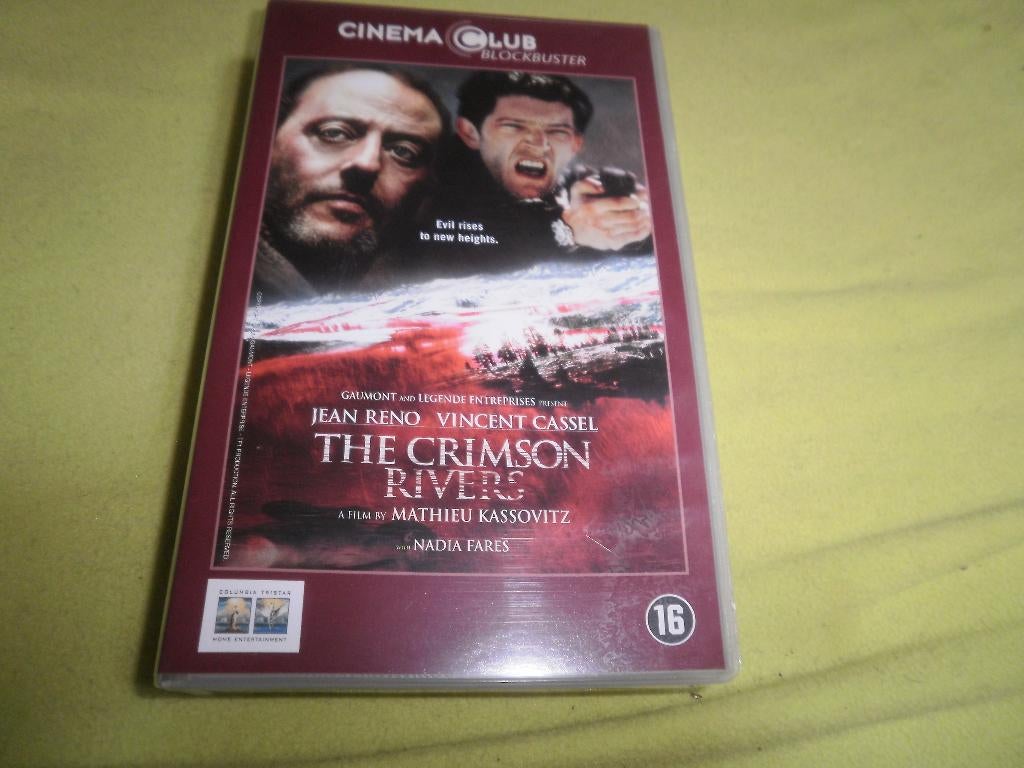 THE CRIMSON RIVERS! Top Thriller met Jean Reno Op VIDEO!, Vanaf 16 jaar, Verzenden, Zo goed als nieuw, Actie en Avontuur