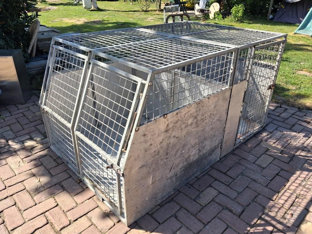 Transportkooien RVS Hondensport XXL, Dieren en Toebehoren, Hondenhokken, Ophalen, 110 cm of meer, 100 cm of meer
