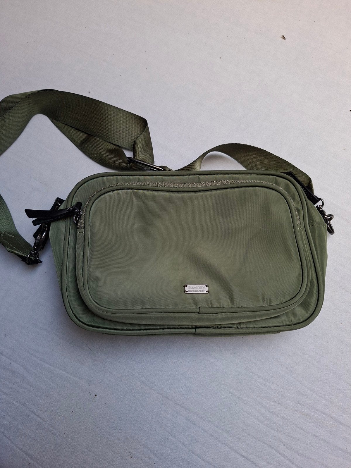 Superdry tas - Groen, Ophalen, Zo goed als nieuw, Groen, Overige merken