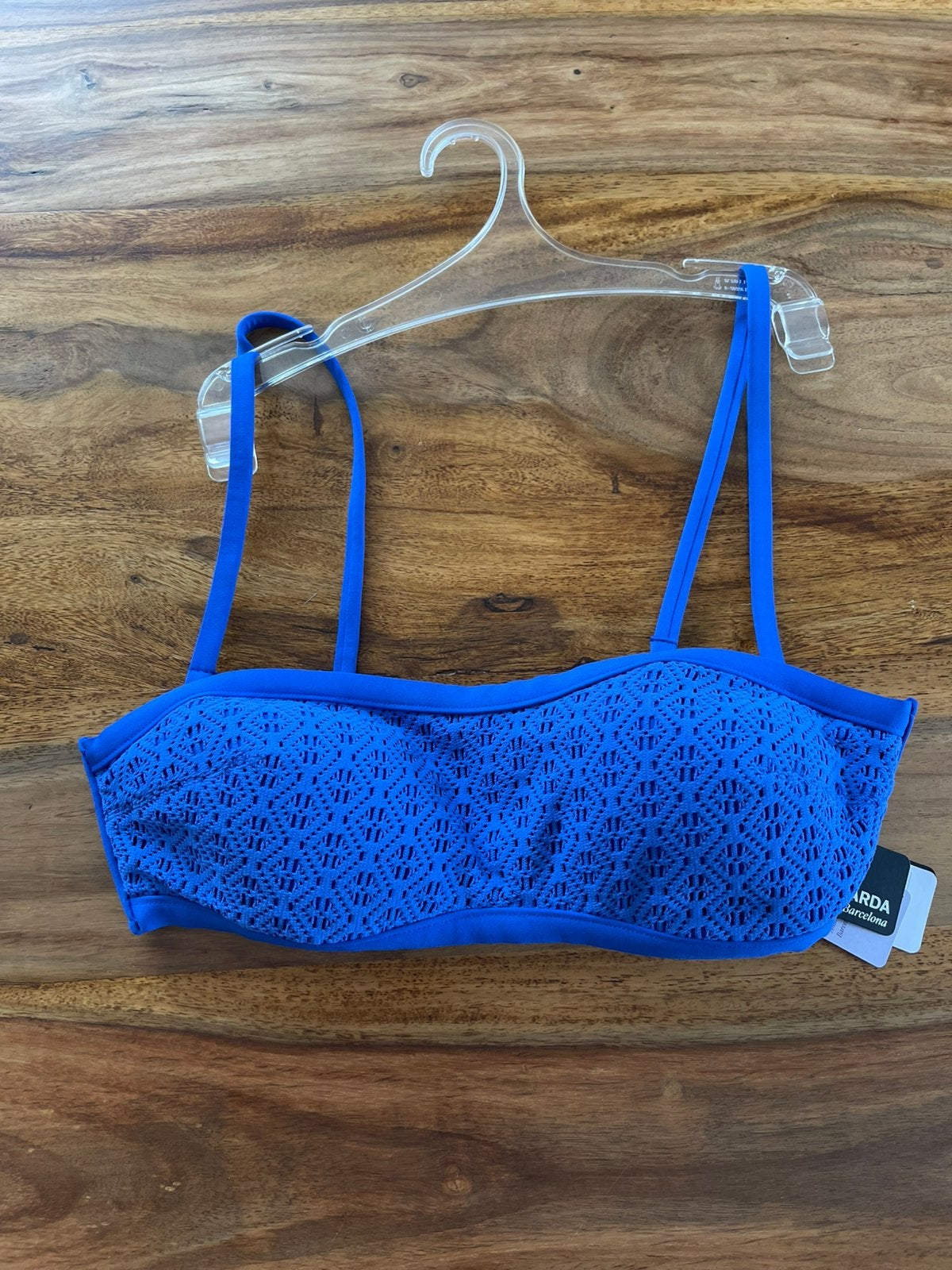Andres sarda bikini top maat 70b kan strapless magda, Verzenden, Nieuw, Blauw, Overige typen
