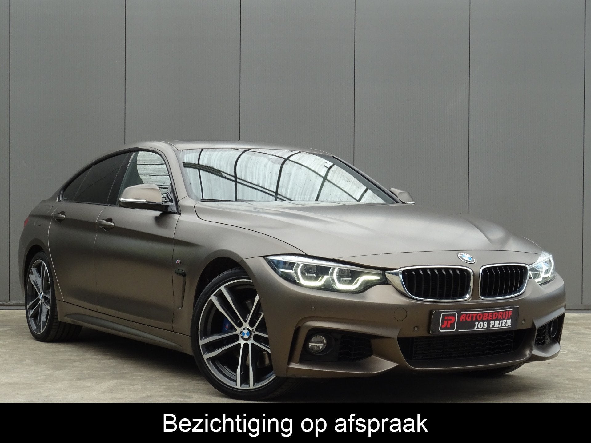 BMW 4 Serie Gran Coupé 418i High Executive * MAT ORIGINEEL, Automaat, Gebruikt, Bruin, Bedrijf