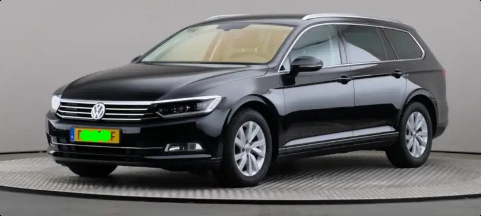 Volkswagen Passat 1.6 TDI 88KW BMT Variant DSG 2017 Zwart, Auto's, 4 cilinders, Zwart, Origineel Nederlands, Stationwagon