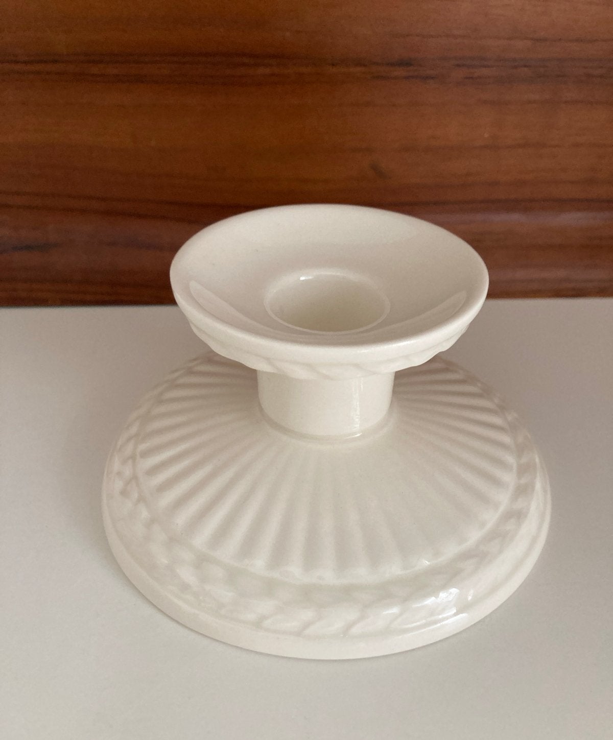 Wedgwood Etruria & Barlaston kandelaar, Verzenden, Zo goed als nieuw, Crème, Kandelaar