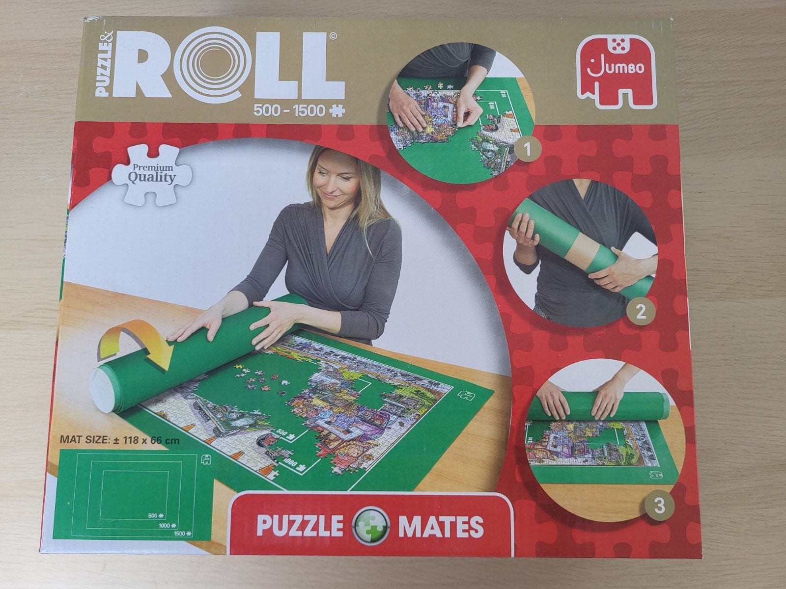Nieuwe Jumbo Puzzle & Roll puzzelmat 500-1500 stukjes, Hobby en Vrije tijd, Denksport en Puzzels, Ophalen, Nieuw