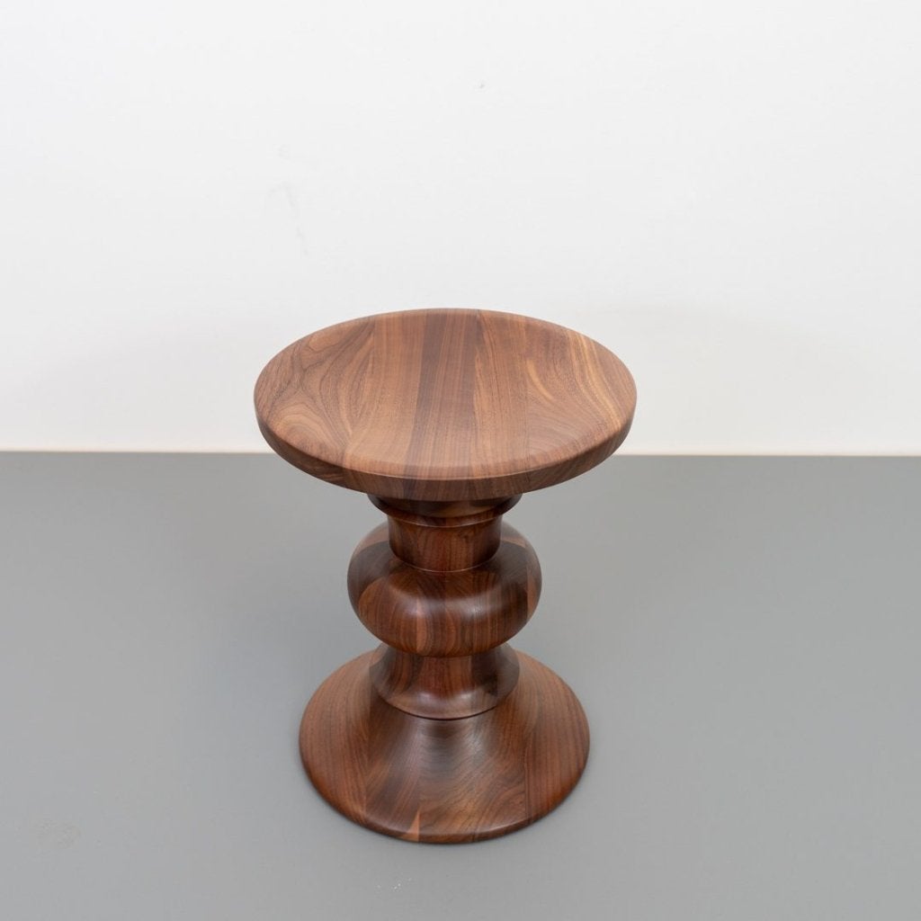 Vitra Eames Stool B Kruk Walnoot Hout, Niet ingevuld, Nieuw, Niet ingevuld, Niet ingevuld