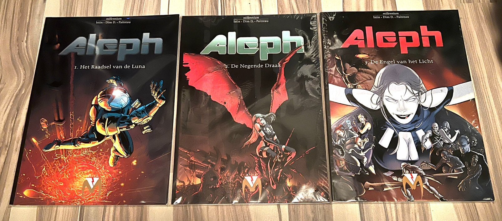 Stripboeken: Aleph - Complete set 1-3, Ophalen of Verzenden, Zo goed als nieuw