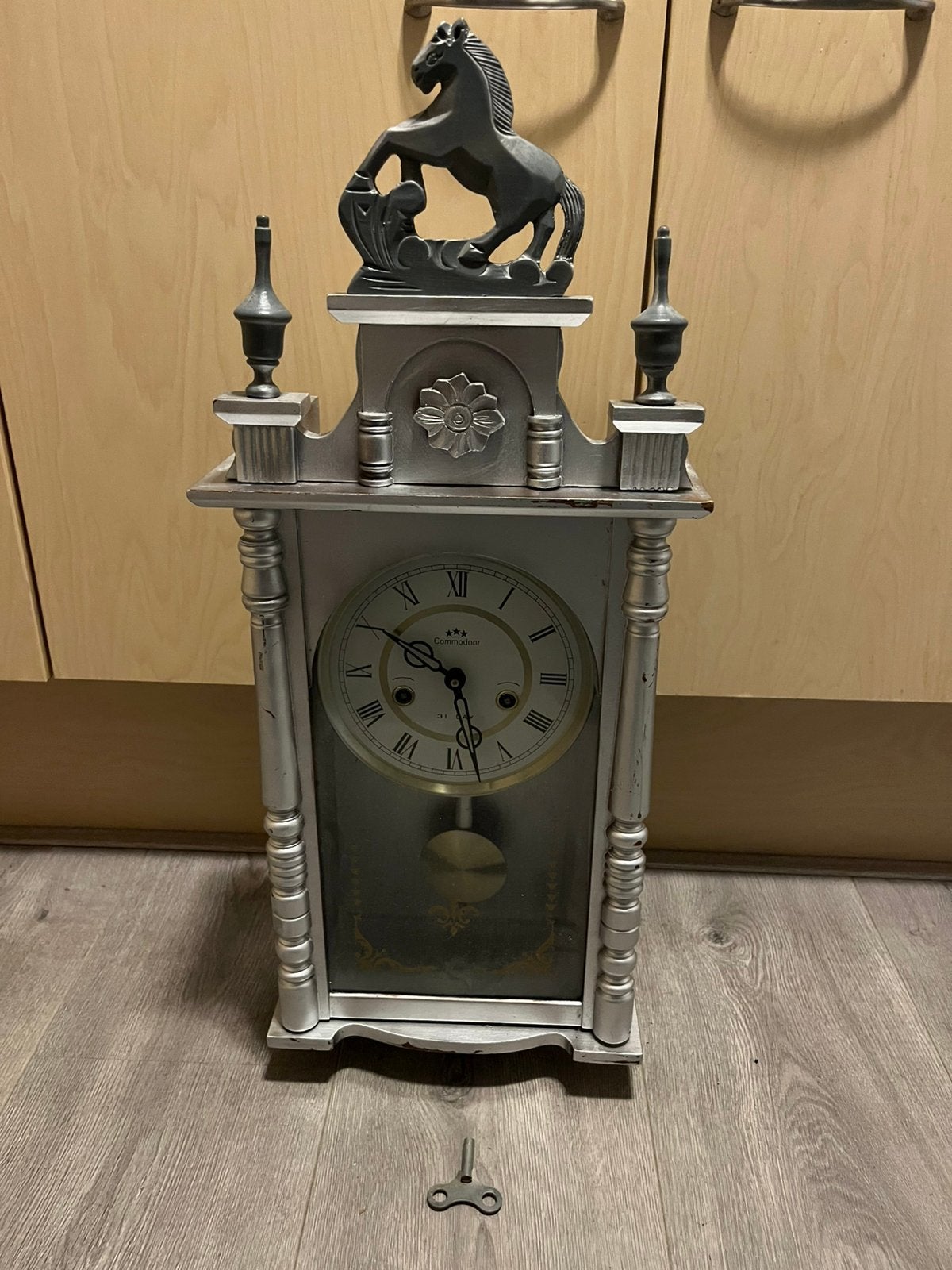 Leuke vintage antieke klok gratis bijna, Ophalen of Verzenden, Zo goed als nieuw