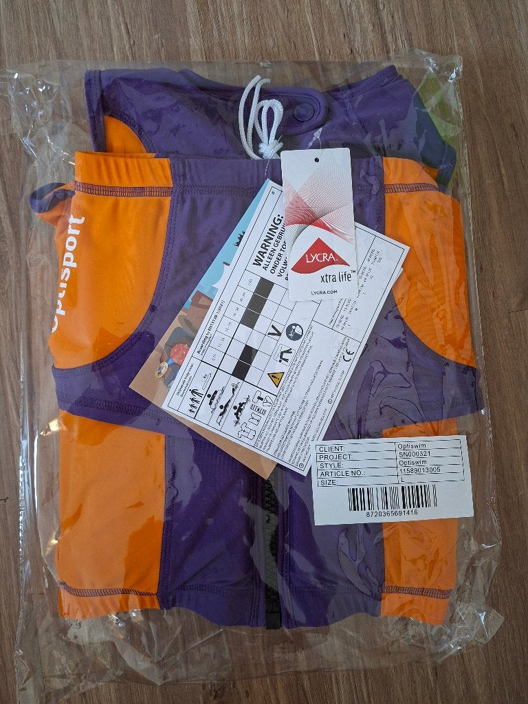 Zwemvest maat L, 19-30kg. Nieuw, Overige merken, Kind, Nieuw, Ophalen of Verzenden