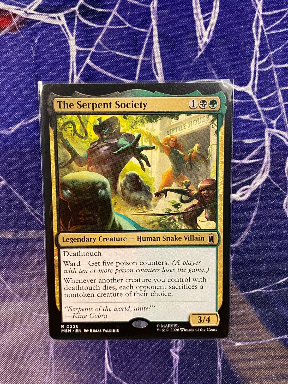 Magic The Gathering Marvel Super Heroes 0226 Serpent Society, Ophalen of Verzenden, Zo goed als nieuw