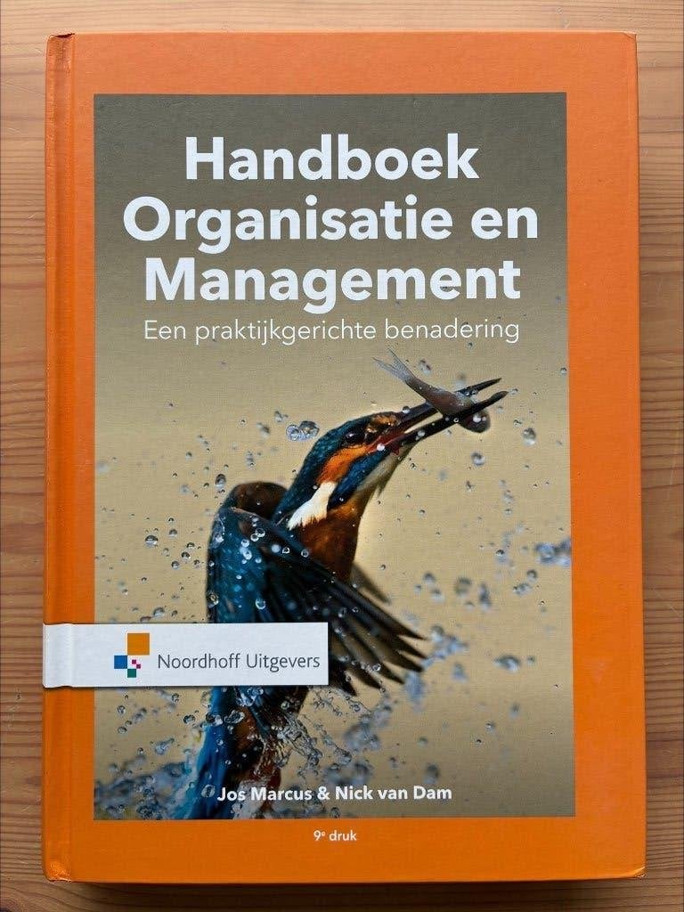 Handboek Organisatie en Management - J. Marcus en N. van Dam, Boeken, Jos Marcus & Nick van Dam, Nieuw, Beta, HBO