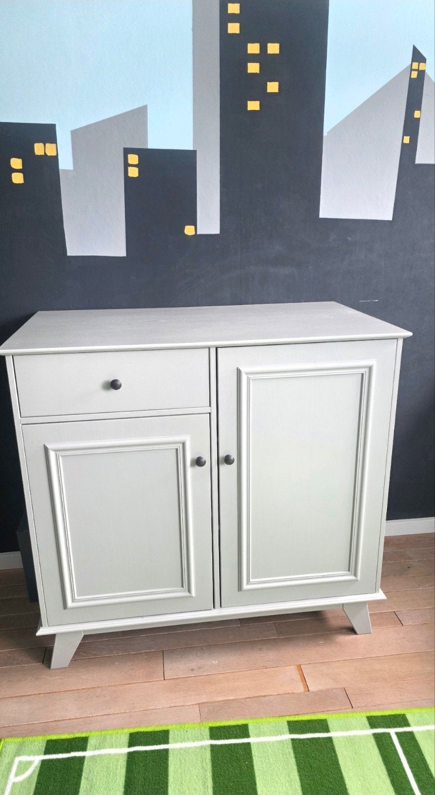 Woood Lily Opbergkast / Commode - Clay Grijs, 50 tot 70 cm, Ophalen of Verzenden, Zo goed als nieuw, 75 tot 100 cm