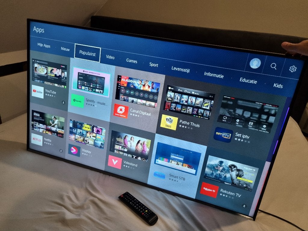 Samsung 48 inch tv televisie UE48J5500AW, Ophalen, LED, 50 Hz, Zo goed als nieuw