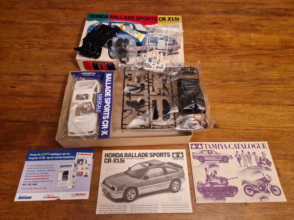 Tamiya Honda Ballade Sports CR-X1.5i, Tamiya, Nieuw, Ophalen of Verzenden, Tamiya
