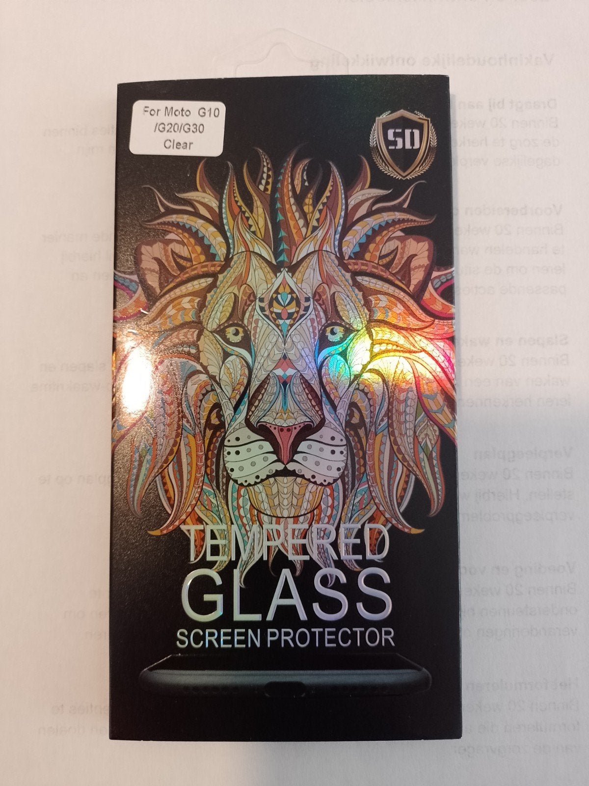 Tempered Glass Screen Protector voor Moto G10/G20/G30, Ophalen of Verzenden, Nieuw, Bescherming, Motorola