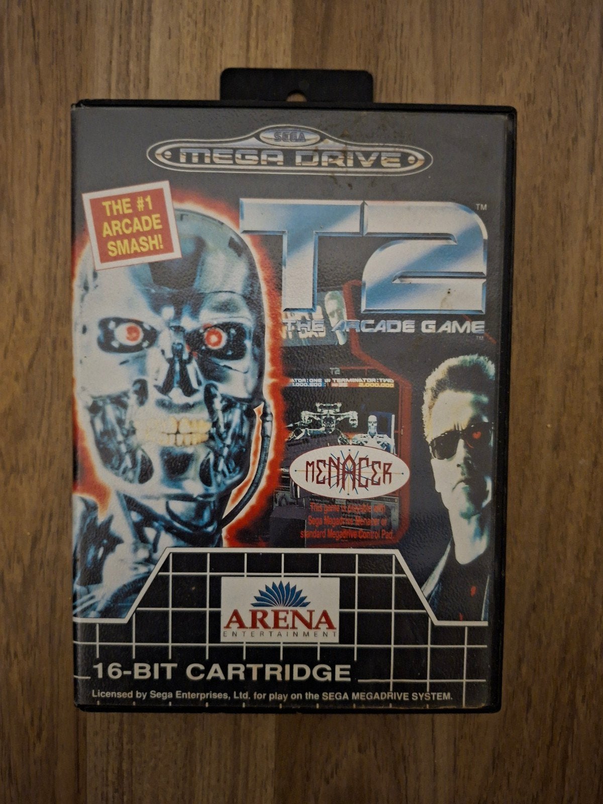 T2 Terminator 2 Arcade Game - Sega Mega Drive, Spelcomputers en Games, Gebruikt, 1 speler, Ophalen of Verzenden, Vanaf 3 jaar