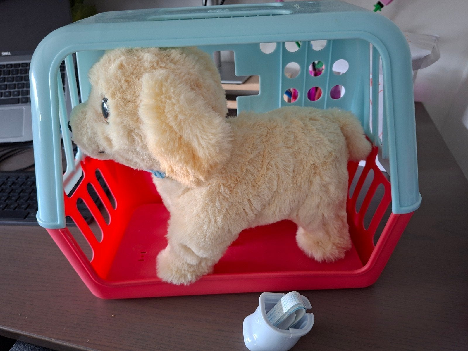 Little Live Pets - Ouchies Puppy Cooper - Interactieve knuff, Ophalen of Verzenden, Zo goed als nieuw