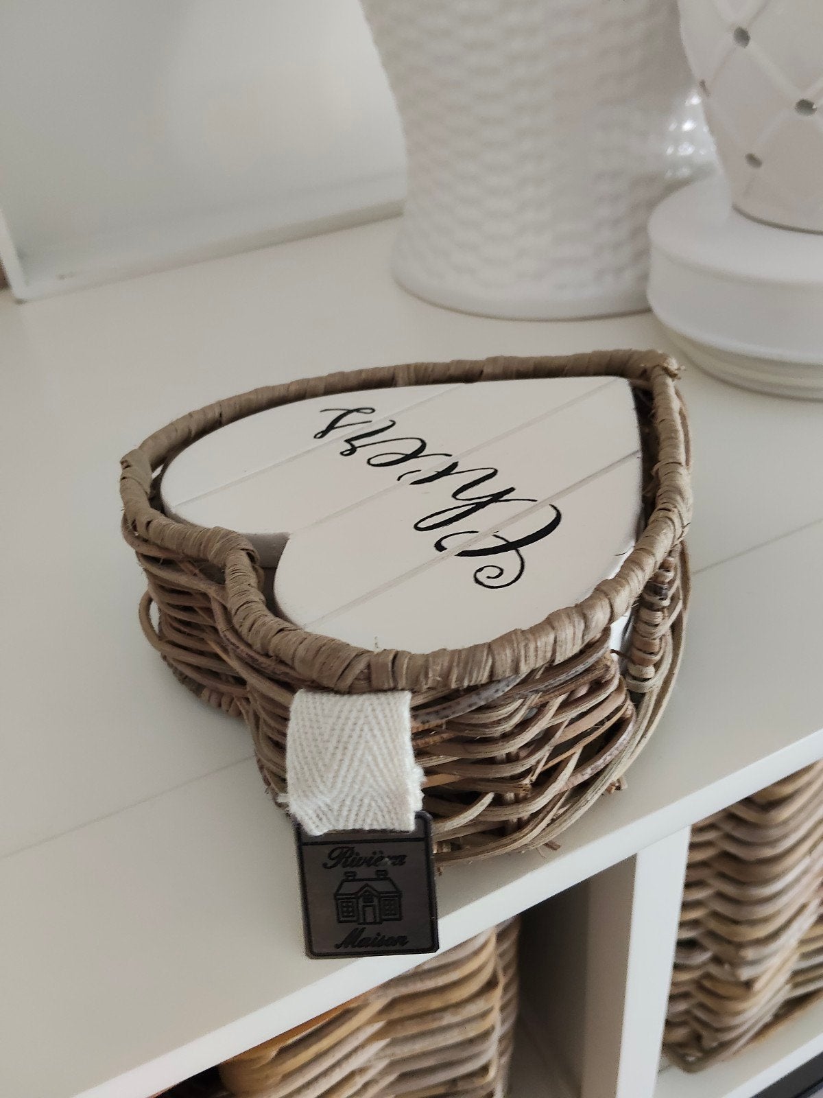 Riviera Maison onderzetters, Huis en Inrichting, Woonaccessoires | Onderzetters, Ophalen of Verzenden, Zo goed als nieuw