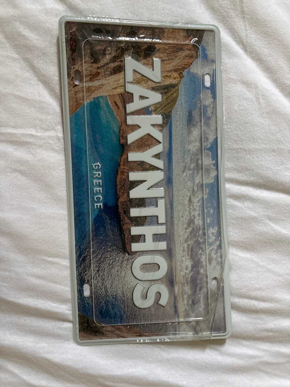 Metalen bordje Zakynthos - Nieuw met folie, Ophalen, Nieuw