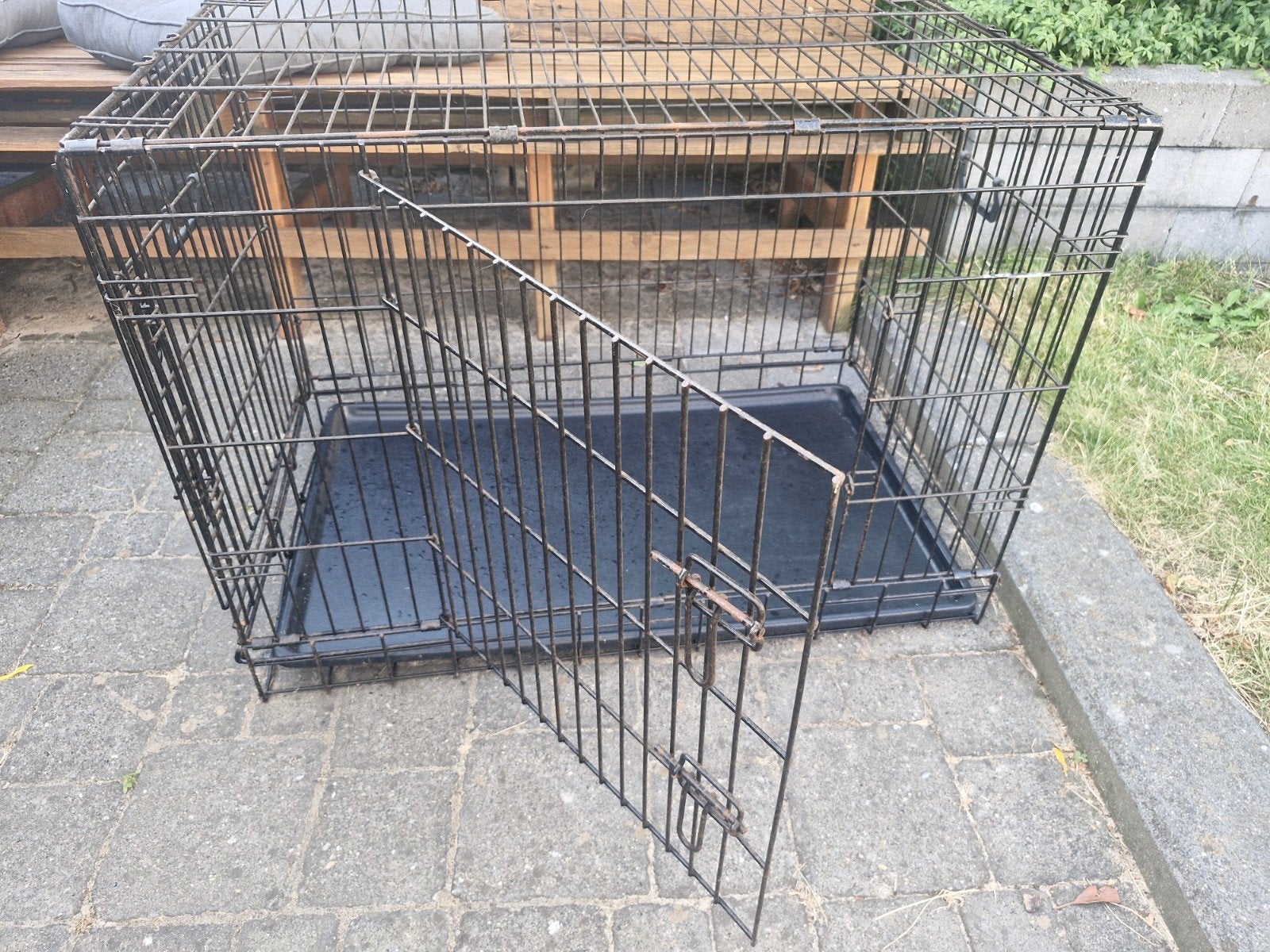 Grote hondenbench xxl, Dieren en Toebehoren, Ophalen, Hondenkennel, Gebruikt, 65 tot 100 cm