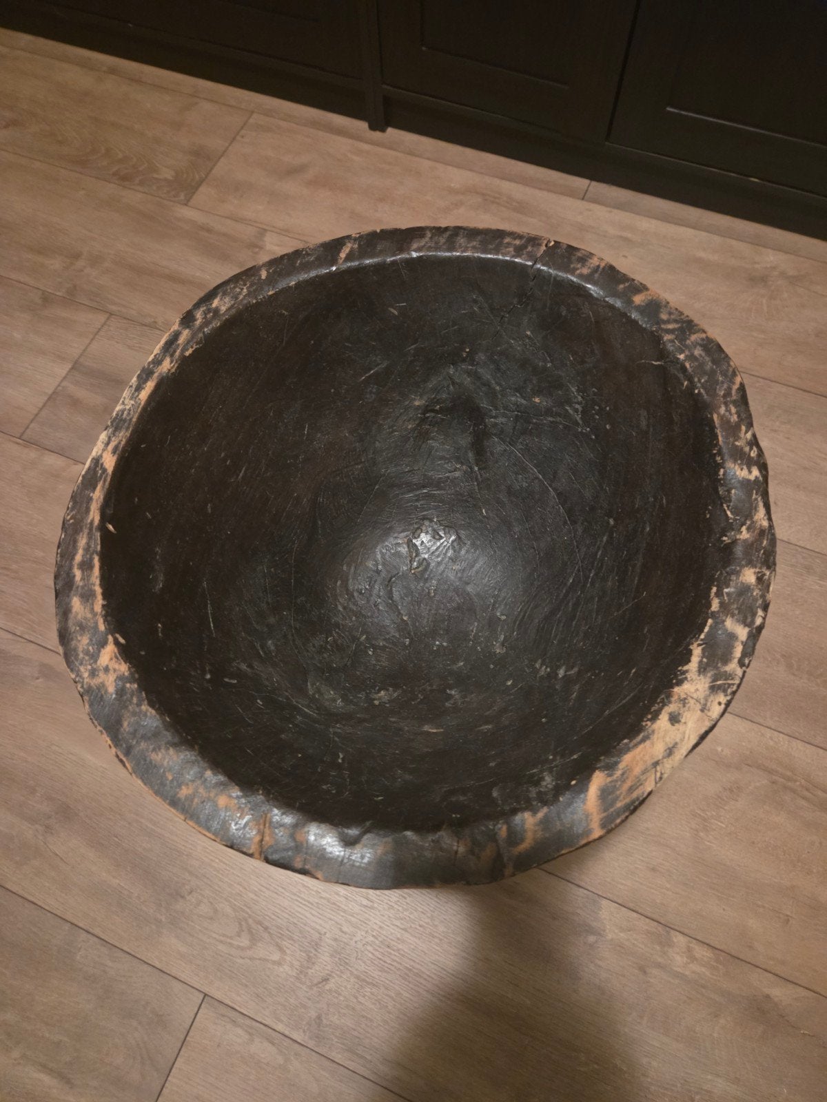 landelijke bak, Huis en Inrichting, Ophalen, Rond, Hout