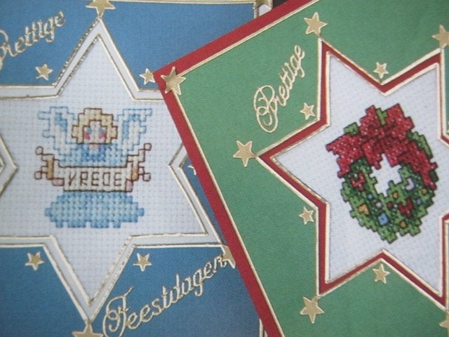 Borduurpatroon  Engel en Kerst  Krans  nr 2008, Verzenden, Nieuw, Handborduren, Patroon