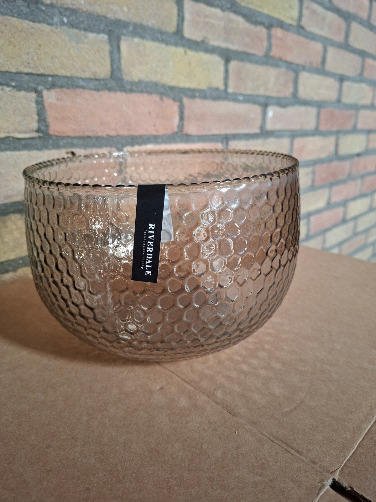 Riverdale Hurricane windlicht/vaas - Zo goed als nieuw, Ophalen, Zo goed als nieuw, Modern, Glas