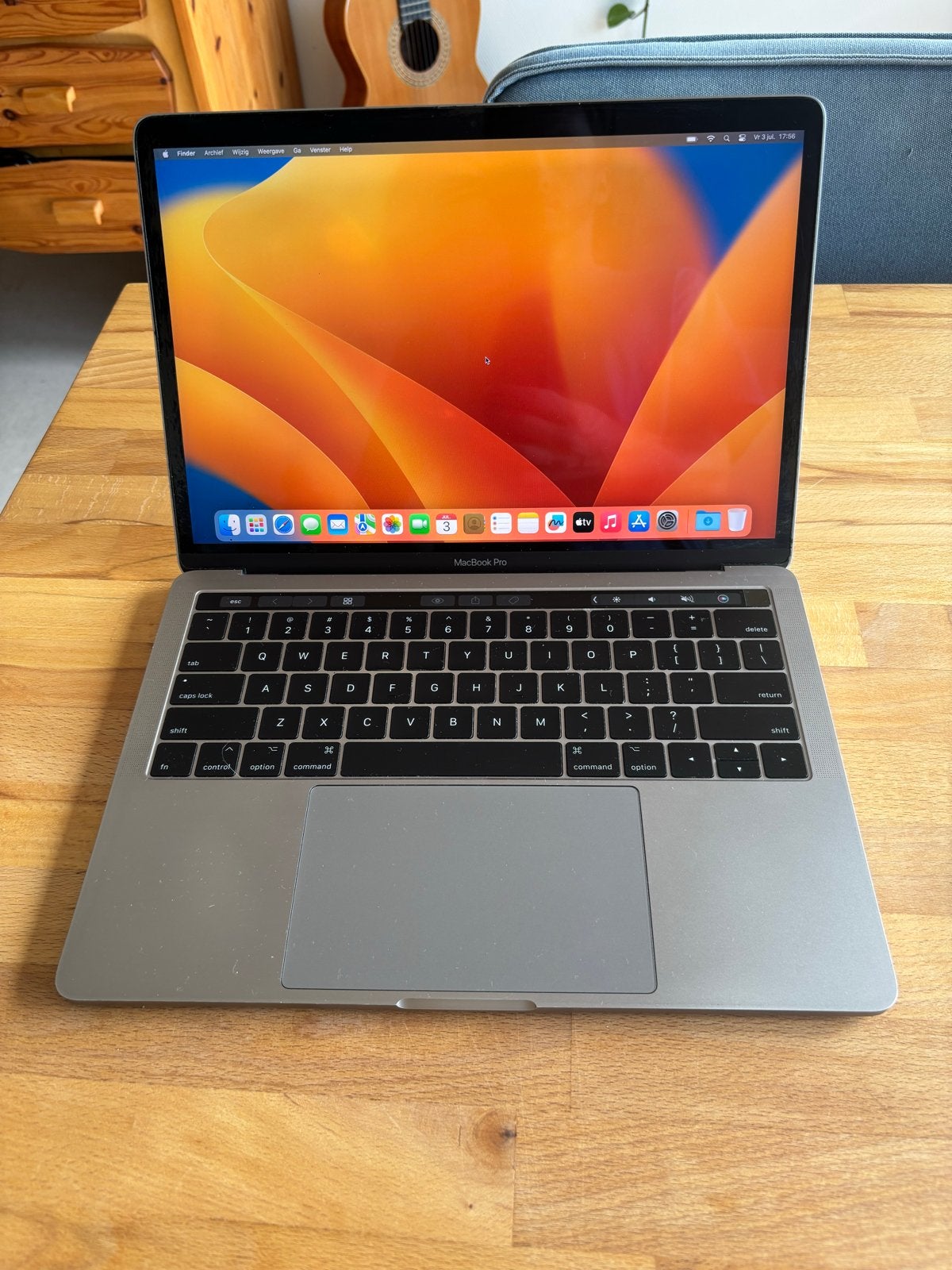 MacBook Pro 13-inch, 2017 - 16GB RAM, 500GB opslag, Gebruikt, Qwerty, 13 inch, Onbekend