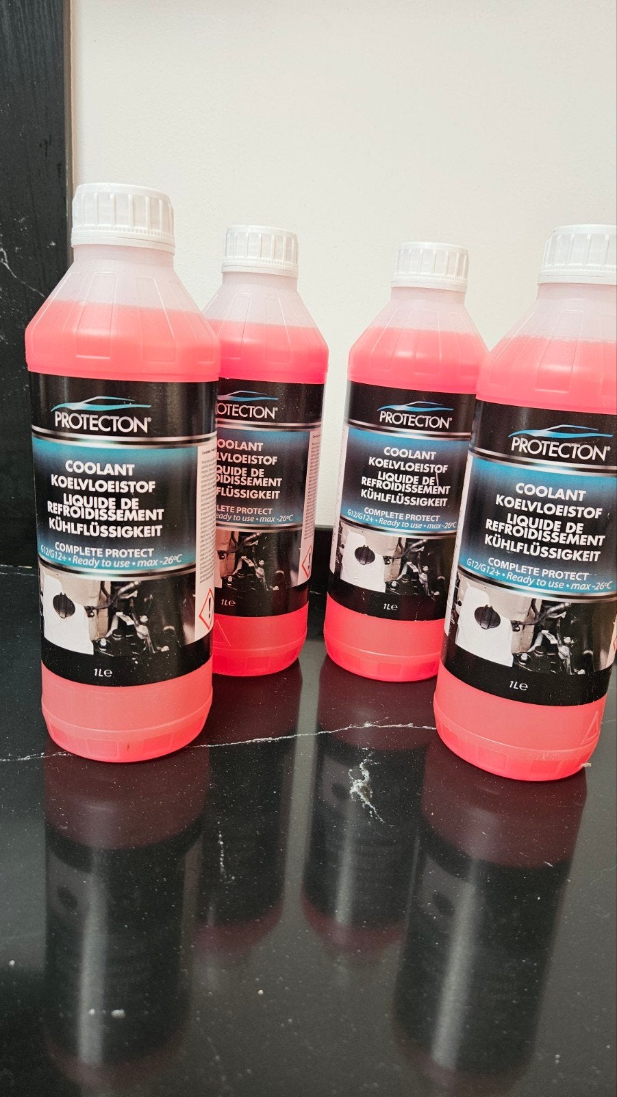 T.k. 4 x Protecton koelvloeistof 1 liter. Nieuw., Ophalen of Verzenden, Nieuw