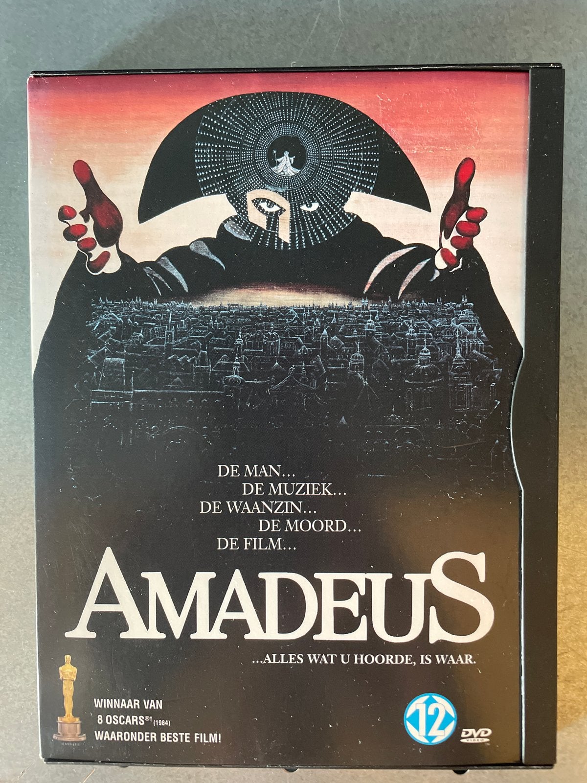 Amadeus DVD - Winnaar van 8 Oscars (1984), Cd's en Dvd's, Dvd's | Drama, Gebruikt, Historisch of Kostuumdrama, Inclusief doosje