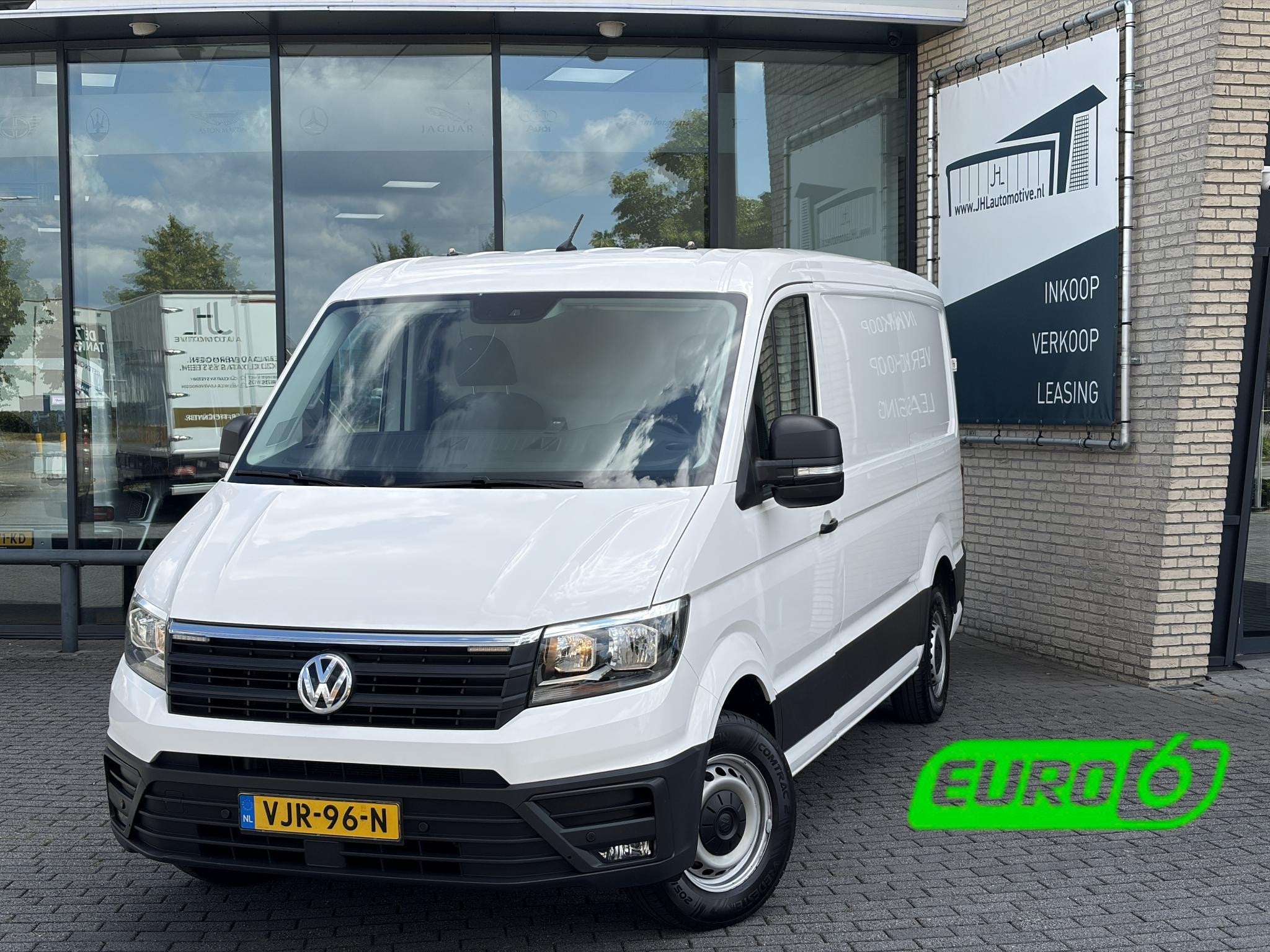 Volkswagen Crafter 35 2.0 TDI L3H2*A/C*CRUISE*HAAK*VOORRUITV, Auto's, Electronic Stability Program (ESP), Stof, Gebruikt, 4 cilinders