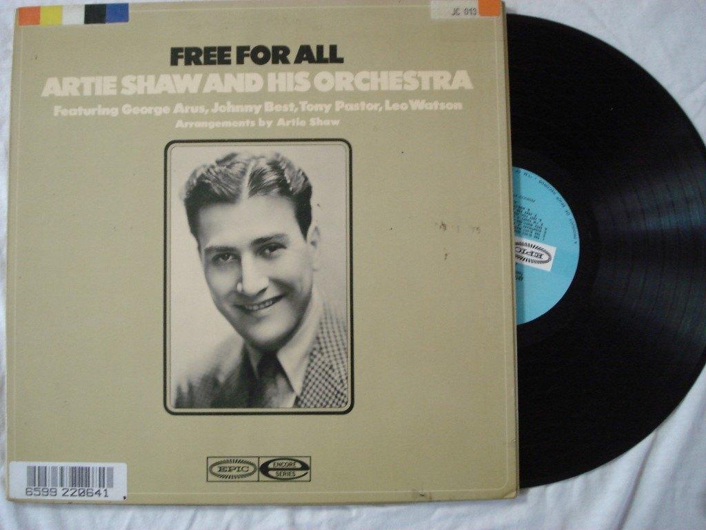 Artie Shaw and his Orchestra - Free for all, Cd's en Dvd's, 1960 tot 1980, Ophalen of Verzenden, Zo goed als nieuw, 12 inch