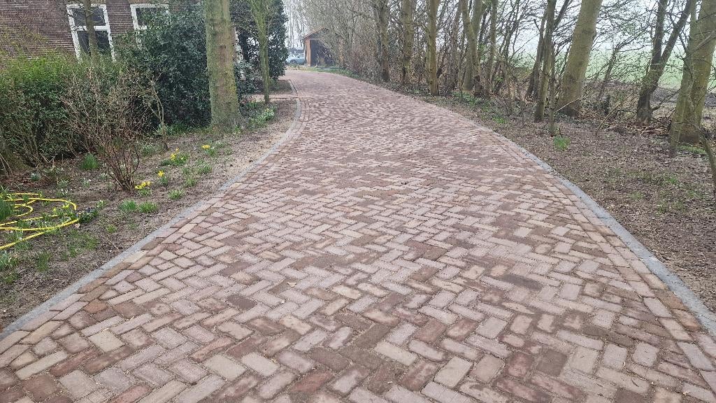 Oudhollands bonte gebakken 10 duimers aanbieding, Tuin en Terras, Ophalen, Overige materialen, Gebruikt, Klinkers