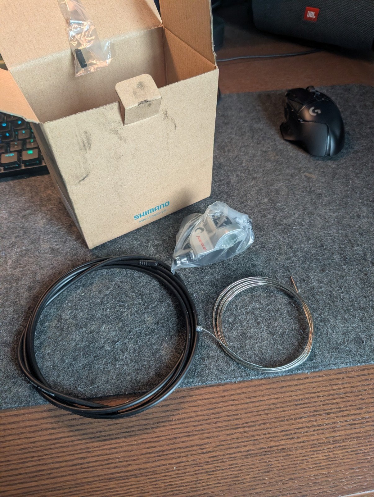 Nieuw Shimano Nexus 3 versnellingen kabel en clickbox, Shimano Nexus, Overige typen, Nieuw, Ophalen of Verzenden