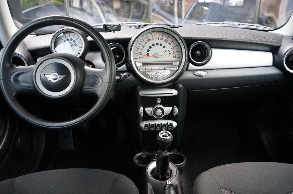 Mini 3-Deurs 1.4 One, Airco, Elek pakket, Nieuwe apk, Voorwielaandrijving, Stof, Gebruikt, Zwart