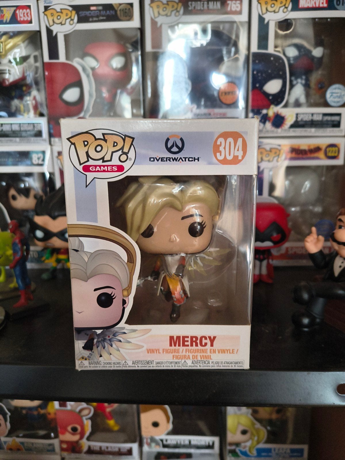 Funko Pop! Overwatch Mercy #304 - Zo goed als nieuw, Ophalen of Verzenden, Zo goed als nieuw