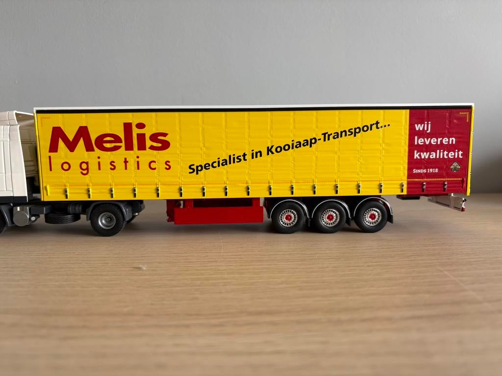Tekno Losse Oplegger Melis Logistics, Hobby en Vrije tijd, Modelauto's | 1:50, Ophalen of Verzenden, Nieuw, Bus of Vrachtwagen
