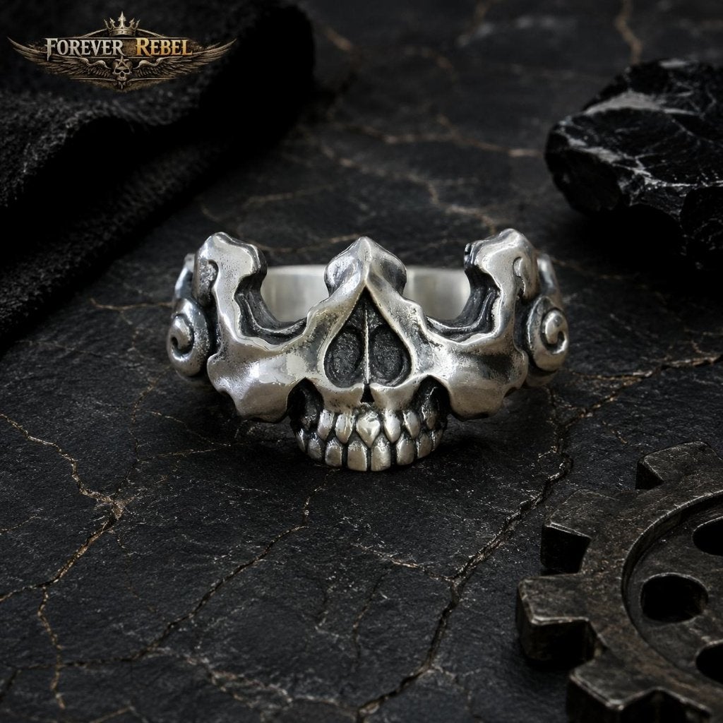 The Bone Warden - 925 Zilver - Alle maten, Foreverrebelmail@pm.me, Verzenden, 19 tot 20, Dame of Heer