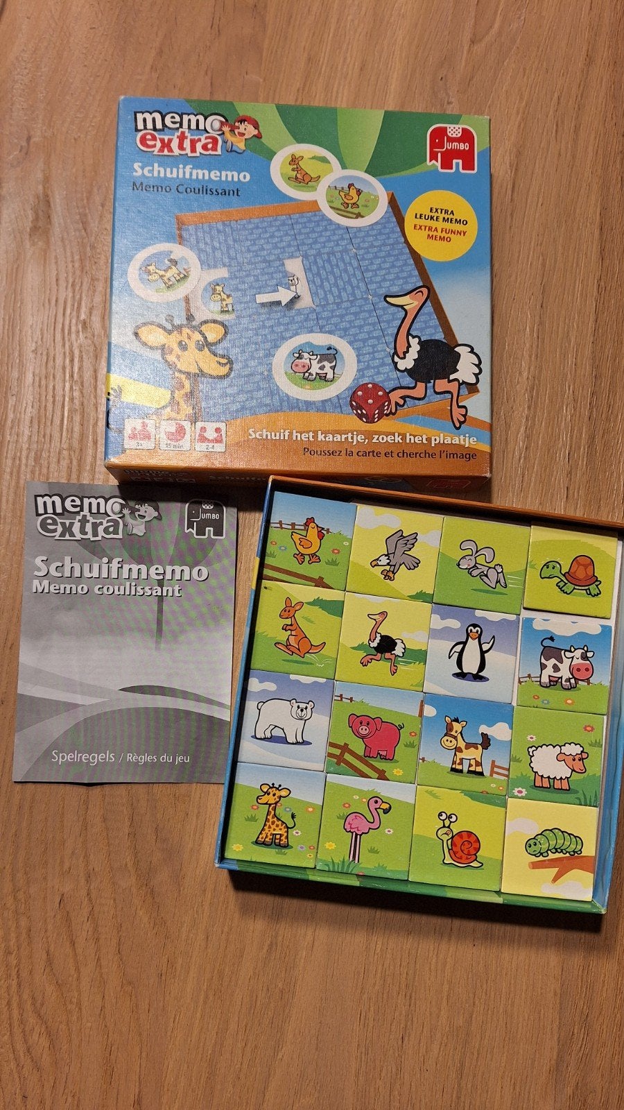 schuifmemo - memory spel jumbo, Een of twee spelers, Ophalen, Zo goed als nieuw, Jumbo